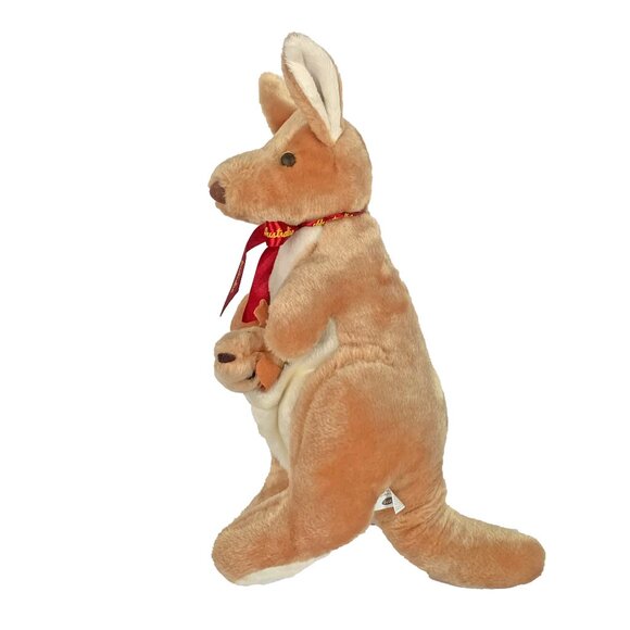 Kangaroo with Baby Joey Ascool Australia Stuffed Animal Plush - FREE SHIPPING! - Picture 4 of 8